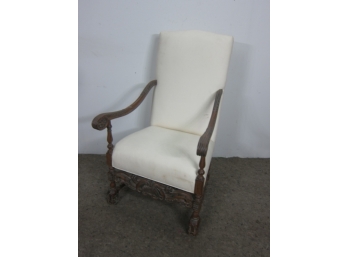 Craved High Back Chair