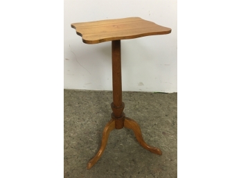 Oak 3 Leg Plant Stand / Side Table