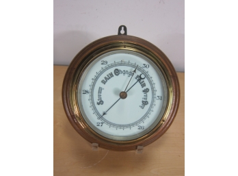 Brass Weather Barometer