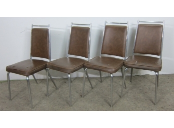 A Set Of Vintage Kitchen Chairs