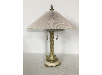 Brass Palm Tree  Lamp