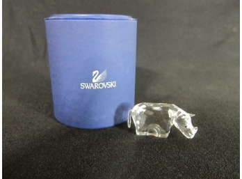 Swarovski Crystal Figurines Rhino-Small