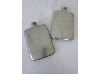 Two Vintage  Flasks