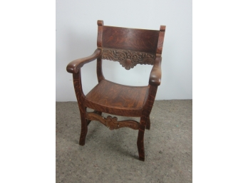 Oak  Accent Chair