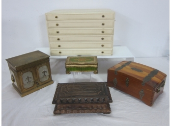 GROUP LOT OF JEWELRY BOXES