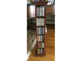 CD STAND WITH CDs