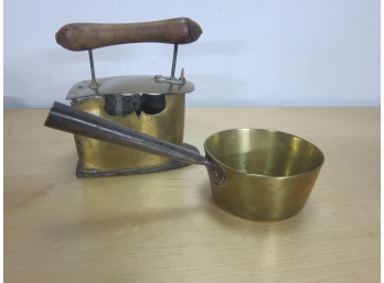 Brass Coal Iron And Pot