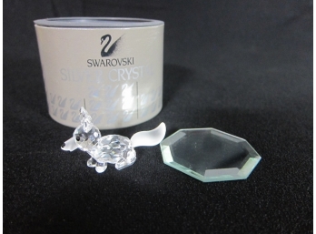Swarovski Crystal Figurines Fox-Running
