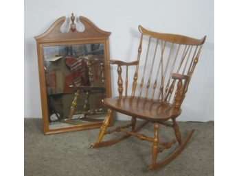 Rocking Chair And Mirror