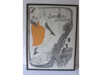 Jane Avril Jardin De Paris Print Poster