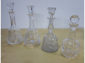 GROUP LOT OF DECANTERS