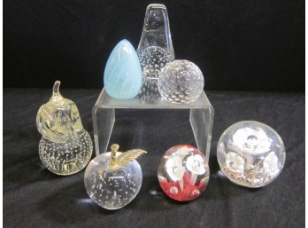 ASSORTED LOT Of Paperweights