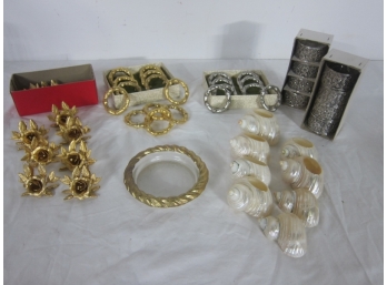 Group Lot Of Napkin Rings