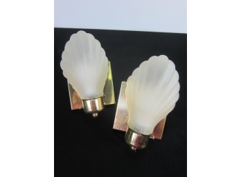 PAIR WALL SCONCES