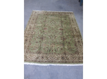 Carpet- Green And Beige