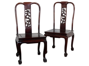 Pair Of Oriental Style Chairs