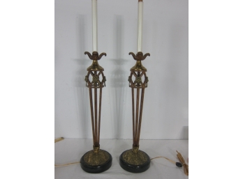 PAIR OF MAITLAND SMITH LAMPS