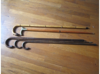 GROUP LOT OF 5  Canes