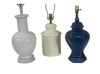 Group Of 3 Lamps