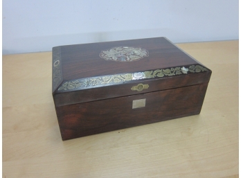 Vintage Inlay Jewelry Box