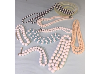 Group Lot Of Beads Necklaces