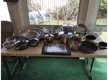 Mixing Bowls, Pots, Pans And Trays