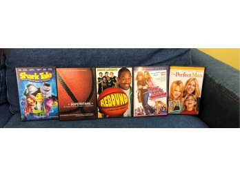 5 DVDs (Shark Tale Superstars Rebound NY Minute Perfect Man)
