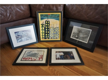 Group Of Five Miscellaneous Frames