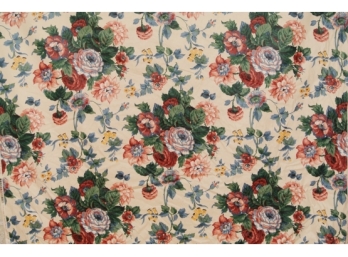Vintage Waverly Chintz Fabric, Peace Pattern, The Rose Collection - Aprox 2+ Yds