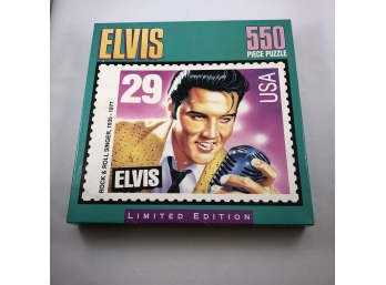 Sealed Limited Edition Elvis 550-Piece Jigsaw Puzzle