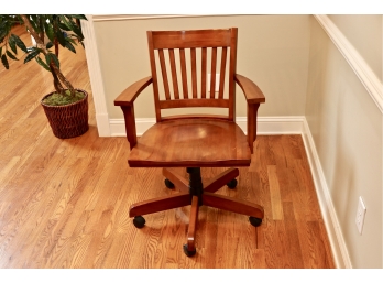 Thomasville Adjustable Solid Wood Desk Chair