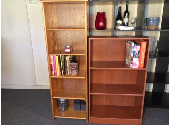 Pair Of Wooden Bookcases
