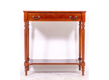 Cherry Finish Accent Table