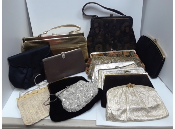 14 Vintage Purses, Clutches, Handbags