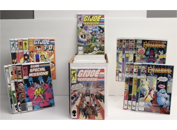 Full Box Of GI Joe And The Excalibur Comic Books