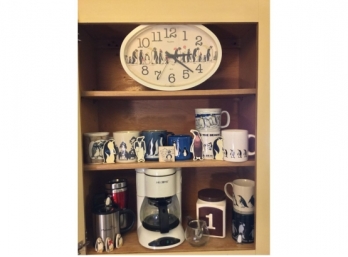Mr, Coffee Four Cup Maker And Mugs