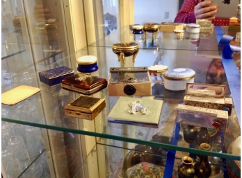 Limoges, Staffordshire Trinket Boxes And More
