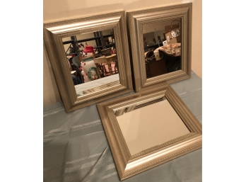 Three Contemporary Framed Mirrors