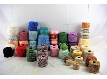 Lot Assorted Crochet, Thread, String