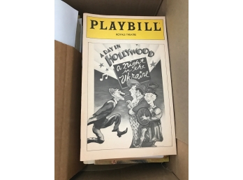 Collection Of Vintage Playbills, Advertising, And Mixed Ephemera