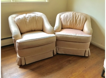 Pair Thomasville Upholstered Chairs