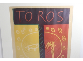 Picasso Toros En Vallaurus 1955 Lithograph