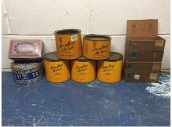Advertising Canisters And Boxes