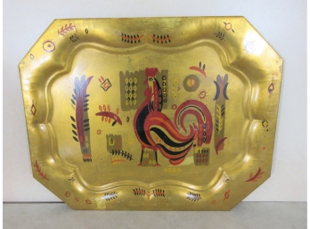 French Modernist Hand Painted Tray, Signed Georges Briand