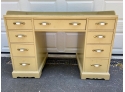 Colonial Manufacturing Eight Drawer Kneehole Desk