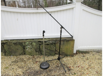 Two Microphone Stands - Including Peavy