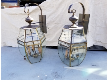 Large Outside House Lantern Sconce Carriage Lights