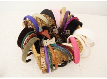 Group Of Hair Accessories Including Headbands, Barrettes, And Hair Clips