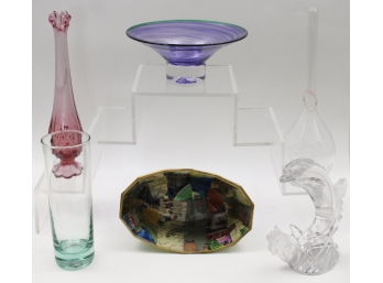 Selection Of Variety Of Glassware Collectibles