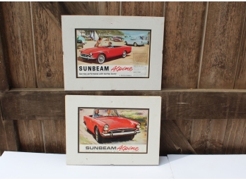 Vintage Matted Car Prints